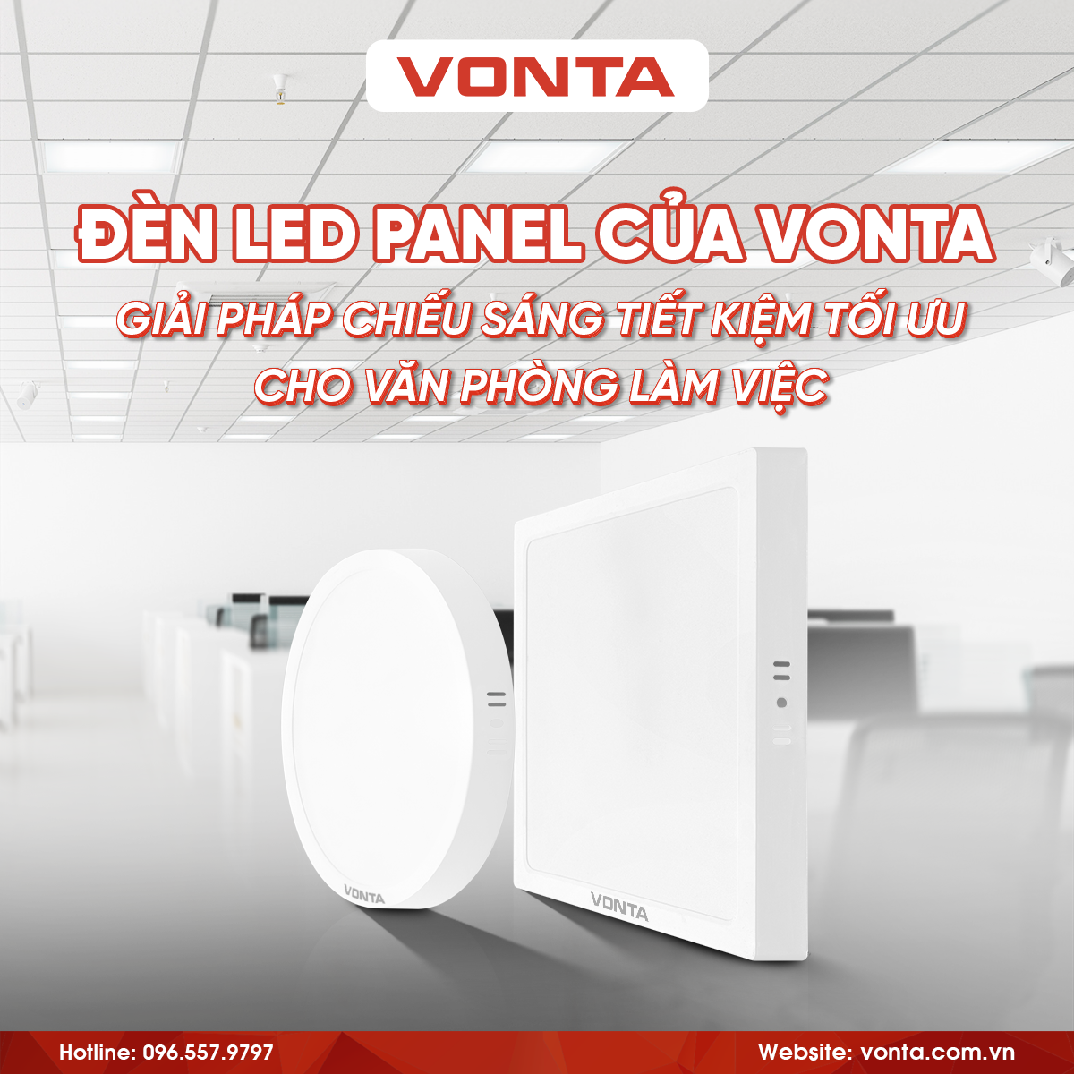 đèn LED panel Vonta